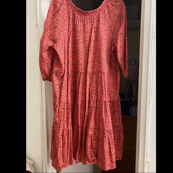 NWT Floral Puff Sleeve Tiered Babydoll Dress - Picture 5 of 14